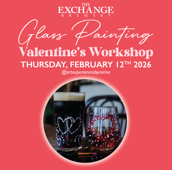 Glass Painting Valentine’s Workshop